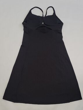 Athleta S SMALL Vital Dress Built-in-Bra Black Dress Everyday Golf Sports Tennis